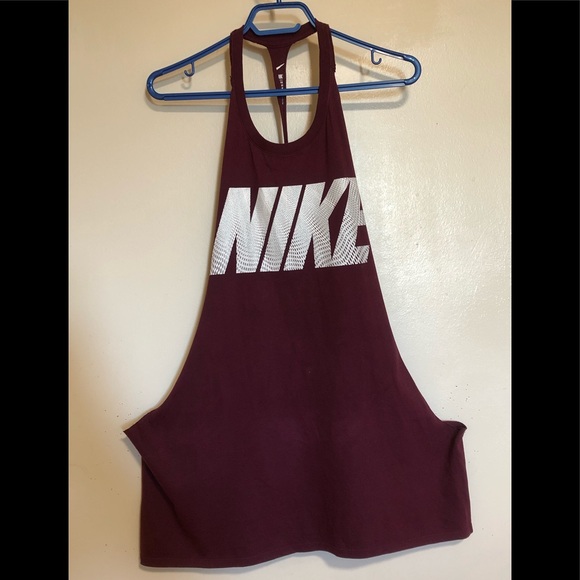 Nike Custom Maroon Tank Top - Picture 1 of 2